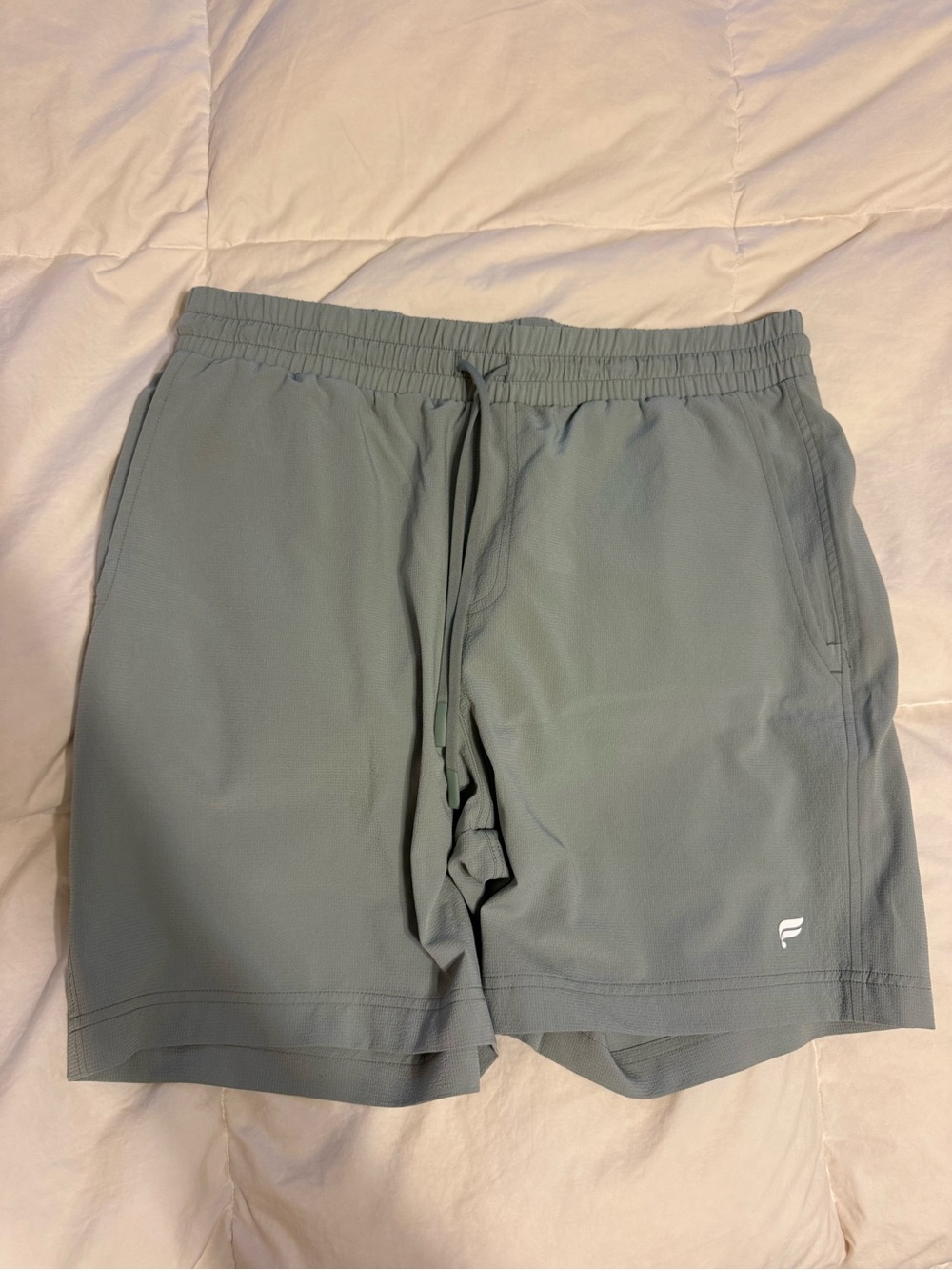 Fabletics Men's Shorts 7inch Inseam Size L In Sage Color